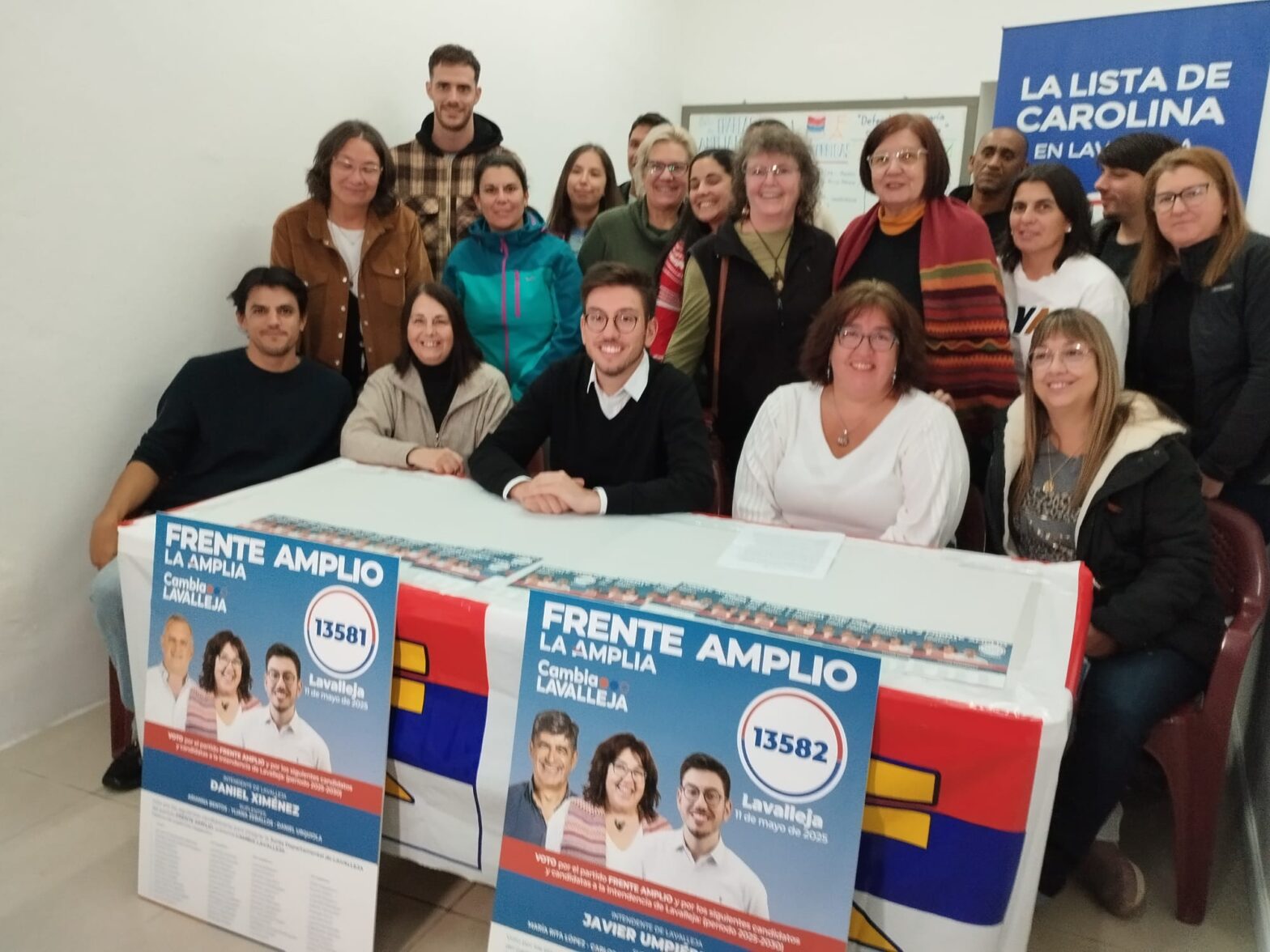 Gonzalo Gómez, Laura Mazzoni, Felipe De los Santos, Aurora Fernández y Pilar Perdomo y todo el equipo de la Lista 1358.