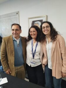 Adrián Sunes, Tania Zipitría y Laura Del Puerto, autoridades de la salud de Lavalleja.