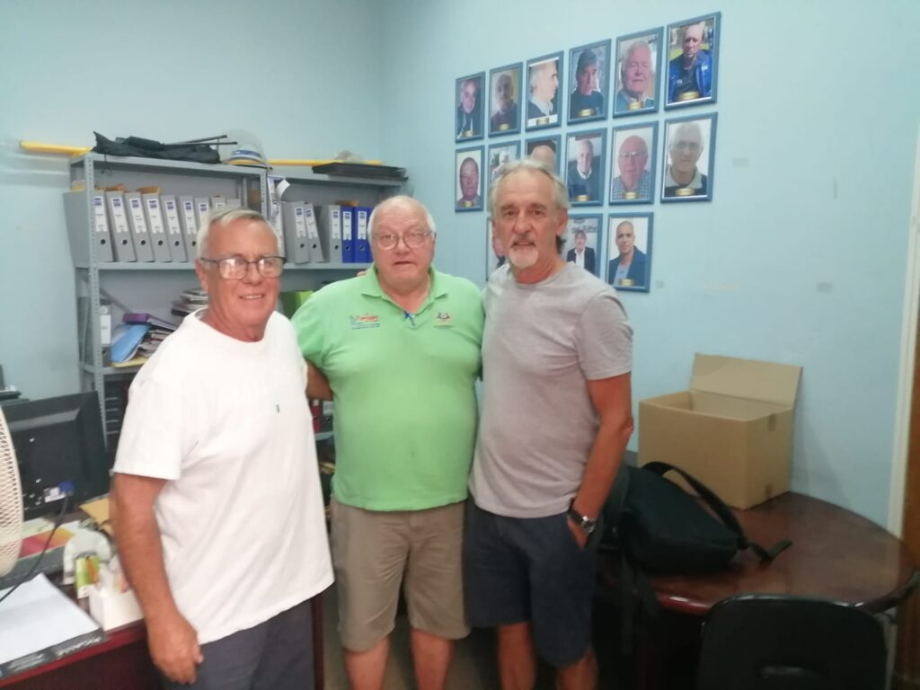 Oscar Martinez, Luis Matosas y Luis Alberto Mena, responsables del Instituto de Formacion Profesional de OFI