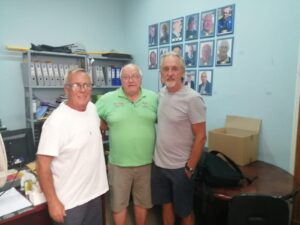 Oscar Martinez, Luis Matosas y Luis Alberto Mena, responsables del Instituto de Formacion Profesional de OFI