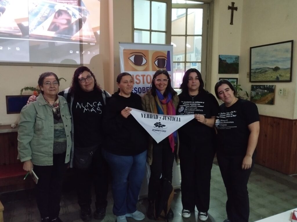 Cecilia Manzione, Carla González, Leticia Burgueño, Virginia, Ana Gutiérrez e Irma Gutiérrez.