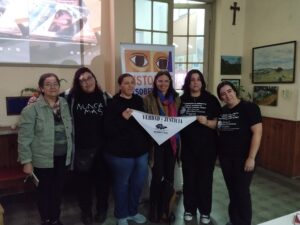 Cecilia Manzione, Carla González, Leticia Burgueño, Virginia, Ana Gutiérrez e Irma Gutiérrez.