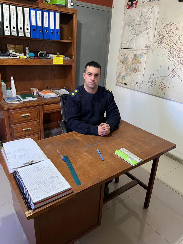 Jefe de Bomberos Juan Aria