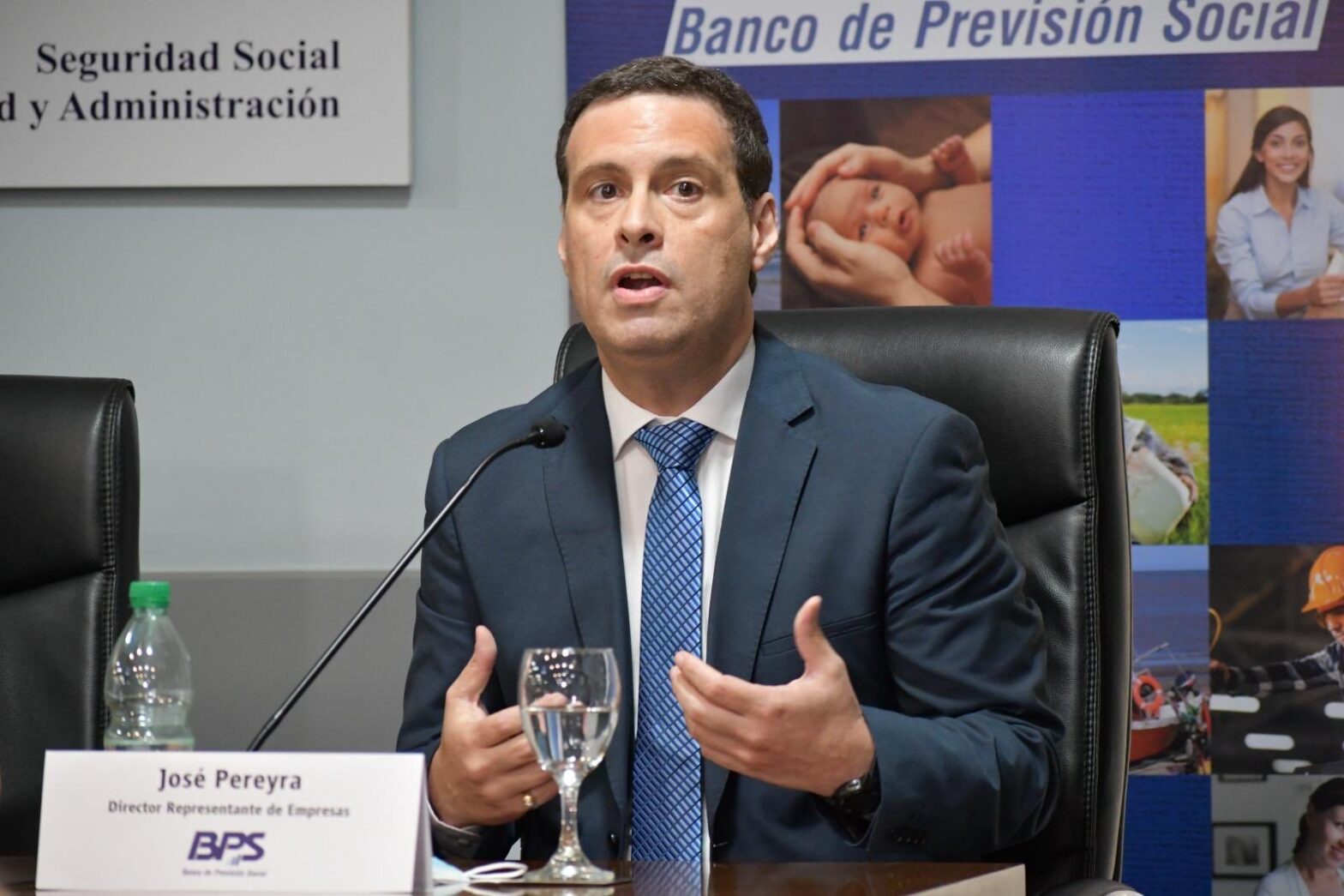 José Pereyra, representante de las empresas en el BPS (Foto: Twitter, José Pereyra)