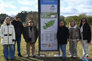 Representantes de la UNESCO evaluando el Geoparque Manantiales Serranos
