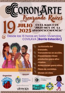 El sábado se realiza la actividad denominada CoronArte - Trenzando Raíces