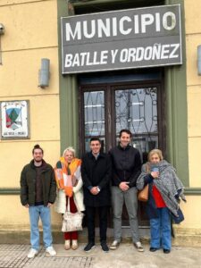 Alcalde Pablo Patiño, ediles Joaquín López, Alda Pérez, Maximiliano Fernández y Pilar Rodríguez.
