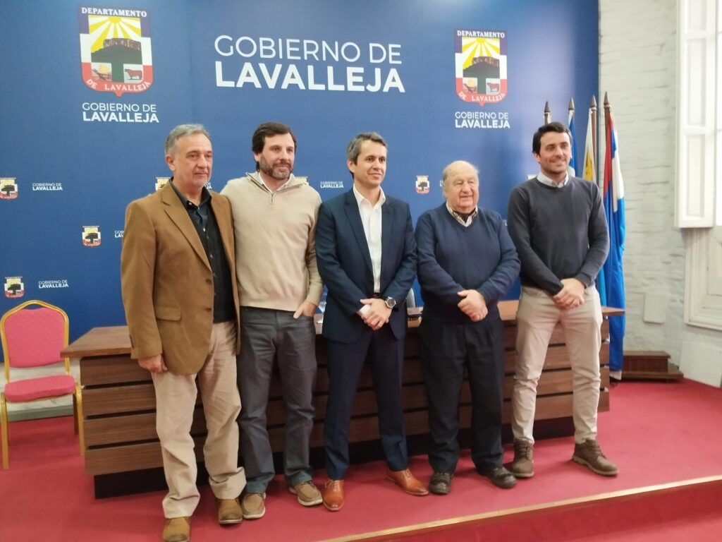 Aldo Scampini, Darío Miguez, Sebastián Heller, Herman Vergara y José Rojas.
