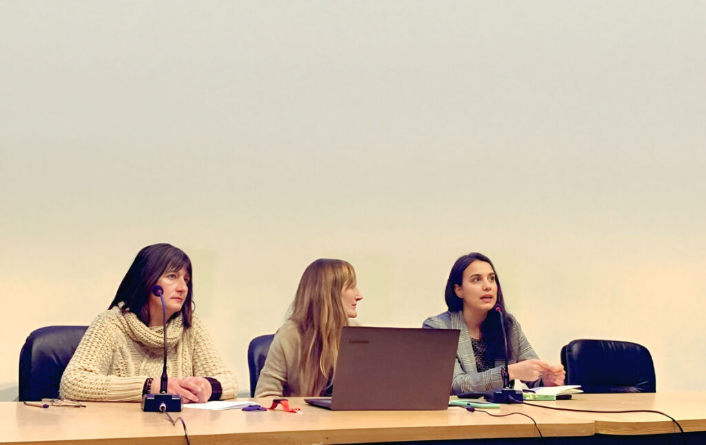 Cindy Mels, Solange De Lema y Marta Irigoyen