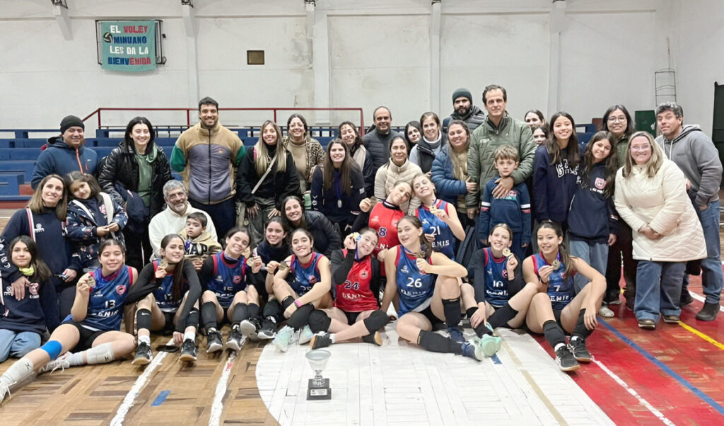 Olimpic Atenas, campeón Uruguayo de Voleibol Femenino en categoría sub 14