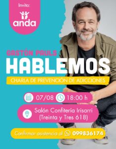 Gastón Pauls brinda su testimonio para reflexionar sobre las adicciones