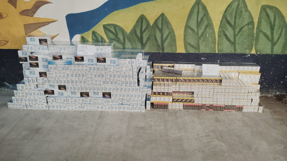 Contrabando de cigarrillos (Foto: Prensa Jefatura de Policía de Lavalleja)