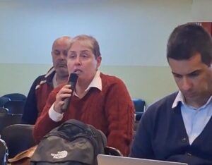 Ana Caballero marcó la disconformidad con las AFAPs de la Intersindical de Lavalleja. 