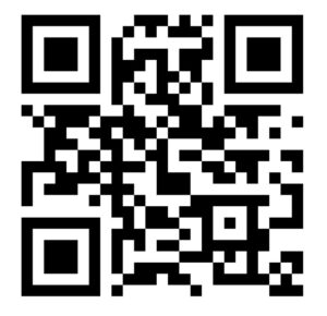 Código QR para inscripción. Basta con captar el código con la cámara de un teléfono móvil y hacer clic en el enlace para inscribirse por internet al taller.