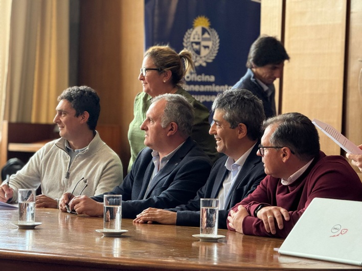 Daniel Ximénez durante la reunión del Congreso de Intendentes. (Foto: Comunicación Intendencia de Lavalleja)