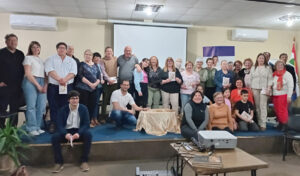 Presentación del libro El encuentro en las palabras realizada en Casa de la Cultura de Solís de Mataojo