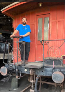 Santiago Acosta, presidente del Círculo de Estudios Ferroviarios del Uruguay (CEFU)