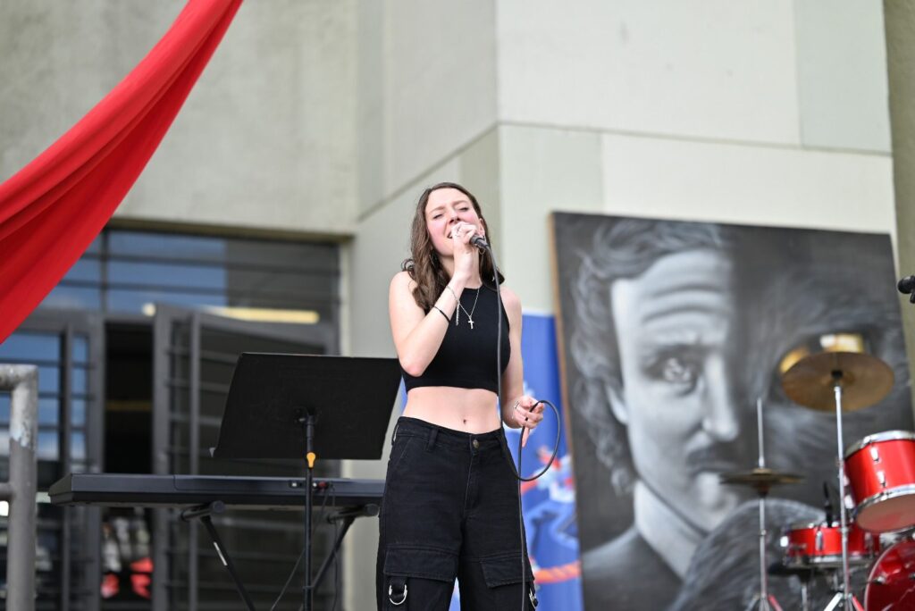 La feria tuvo un cierre musical a cargo de jóvenes artistas