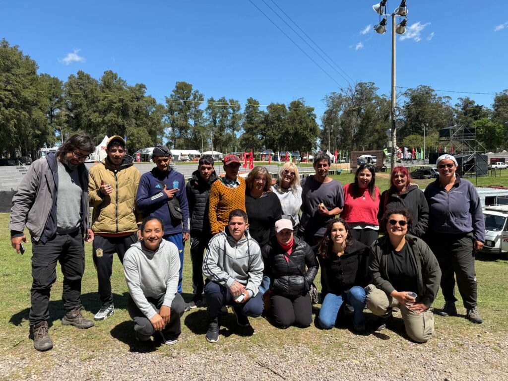Clasificadores trabajaron en coordinación con la Dirección de Ambiente de la Intendencia de Lavalleja. (Foto: Comunicación Intendencia de Lavalleja)