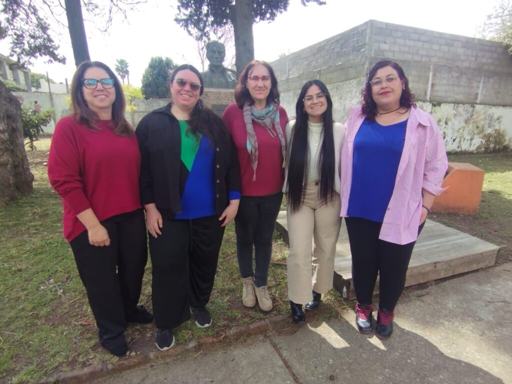 Margarita Moreno, Isabel Palma, Roxana Gutiérrez, Romina Inzaurralde y Carla González.