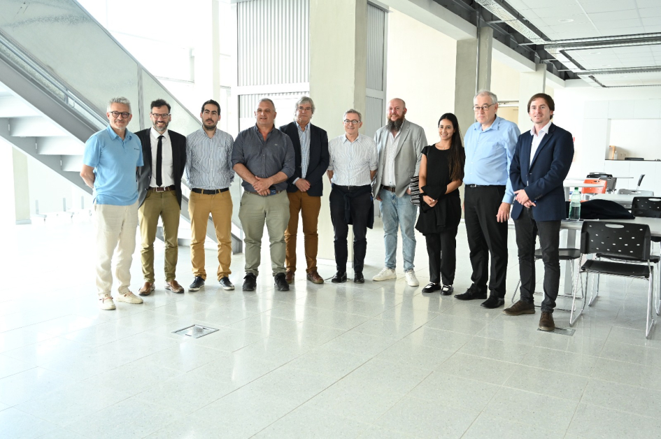 Fernando de Pablo y Daniel Mordecki se reunieron con el intendente Daniel Ximénez y su equipo, y visitaron la UTEC junto a sus autoridades departamentales y nacionales (Fuente: Prensa IDL)