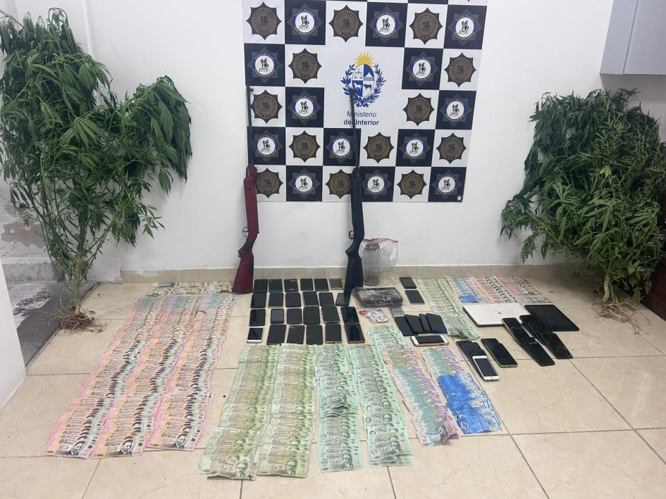 Incautación de la Operación Apulia (Foto: Prensa Jefatura de Policía de Lavalleja)