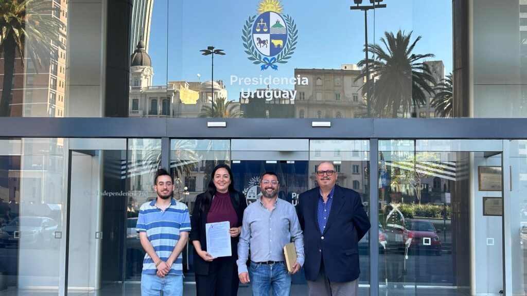 En Torre Ejecutiva: Joaquín López, Andrea Coccaro, Mauro Álvarez y Gerardo Palumbo.