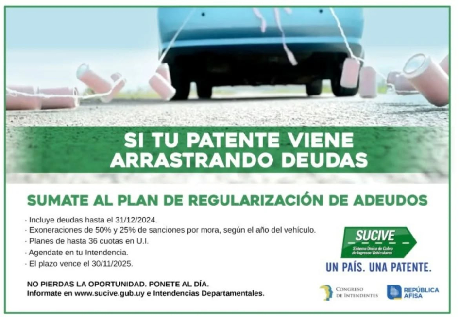 Plan de regularización de adeudos de patente