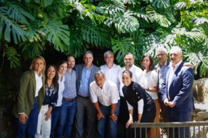 El presidente Orsi visitó la reserva natural de Salus y su planta de producción de aguas