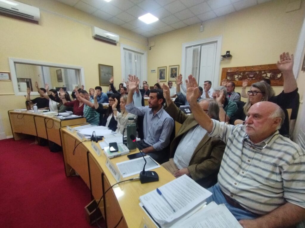 Sesión de la Junta Departamental de Lavalleja.