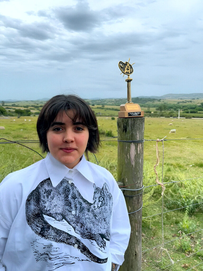 La escritora minuana Tamara Silva Bernaschina recibió el Morosoli de Bronce en Letras.