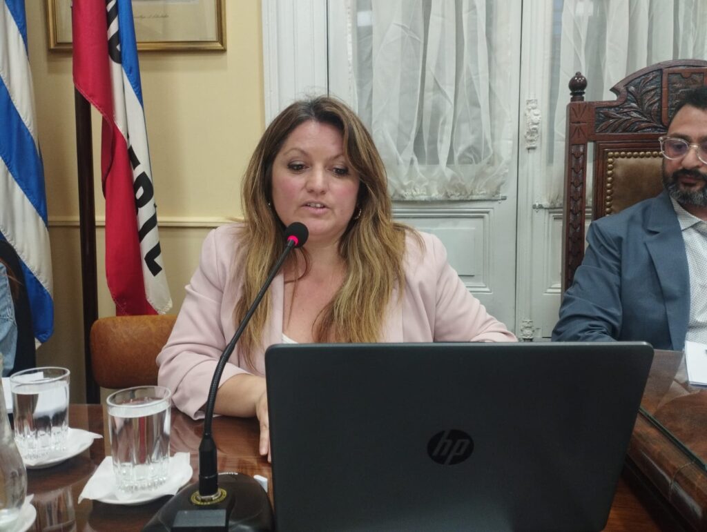 Directora general de INAU doctora Andrea Venosa.