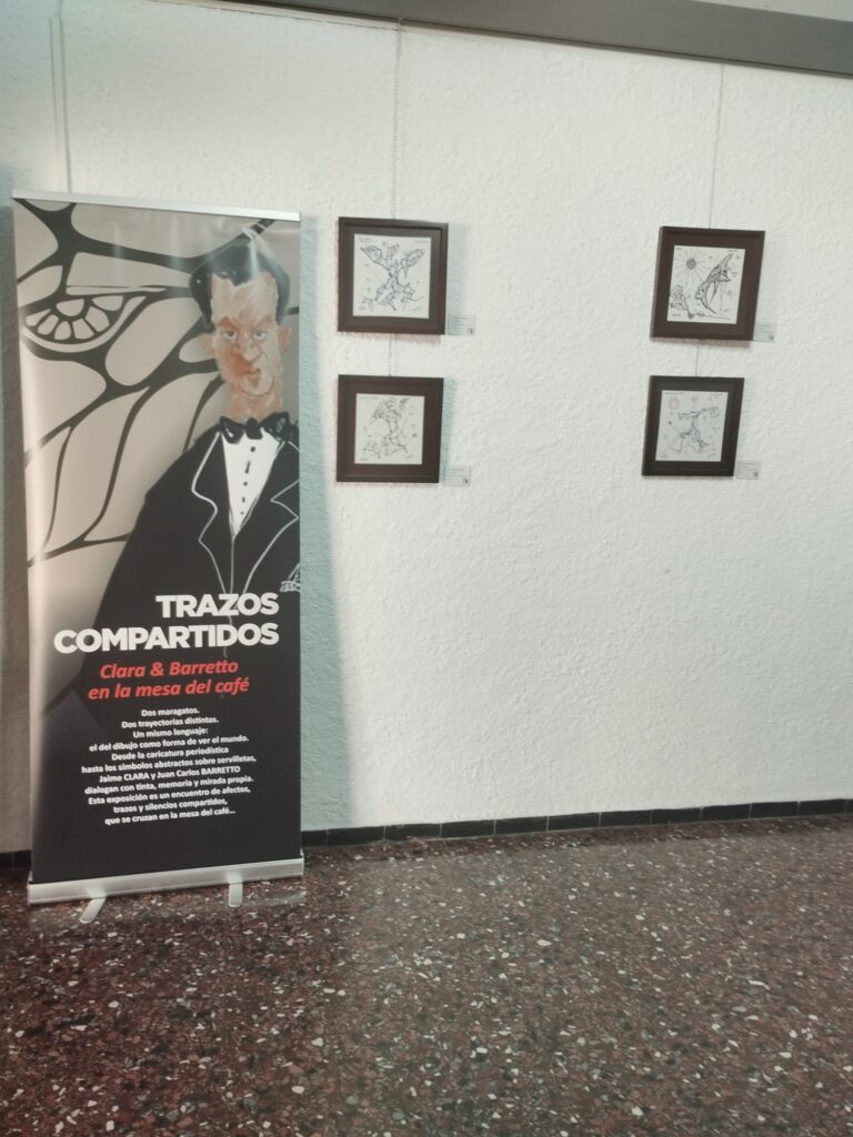 Dibujos, trazos, rostros, y formas compartidas