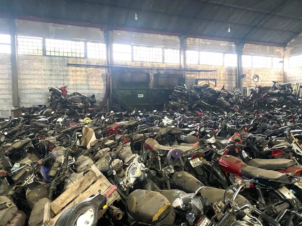 Motos incautadas por la IDL (Foto: Prensa IDL)