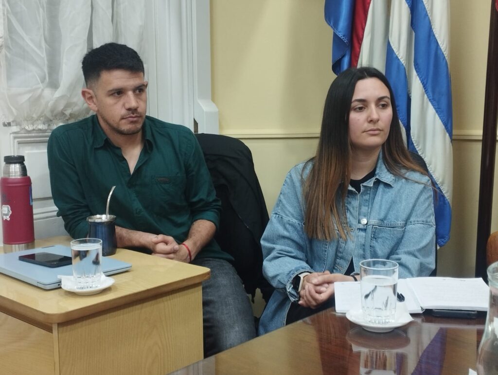 Joaquín Barceló y Maite García de Gurises Unidos.