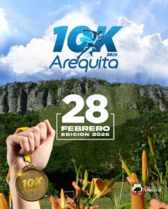La “10K Arequita” se correrá el 28 de febrero de 2026