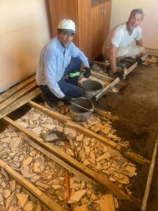 La Parroquia Santa Teresita del barrio Las Delicias inicia obras de restauración edilicia