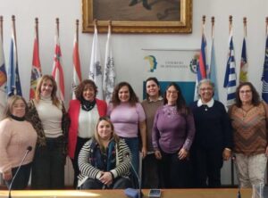 Yliana Zeballos en la presidencia de la Comisión Interdepartamental de Género del Congreso de Intendentes.