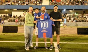 Marcelo Martínez llegó a 100 partidos con la selección de Lavalleja