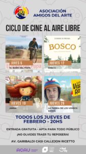 Comienza el ciclo de cine al aire libre en Amigos del Arte