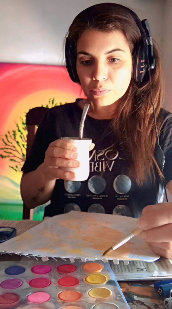 Carolina Larrosa estará al frente del taller Entre líneas y colores en la Asociación Amigos del Arte