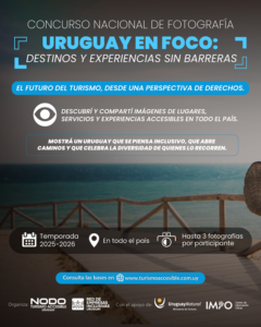 Se lanzó el Concurso Nacional de Fotografía “Uruguay en Foco: Destinos y Experiencias sin Barreras”