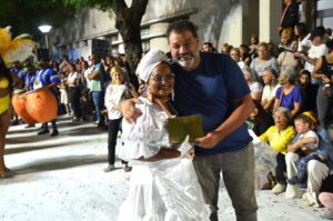 Mariana Pintos junto a Daniel Urquiola (Foto: Prensa IDL)