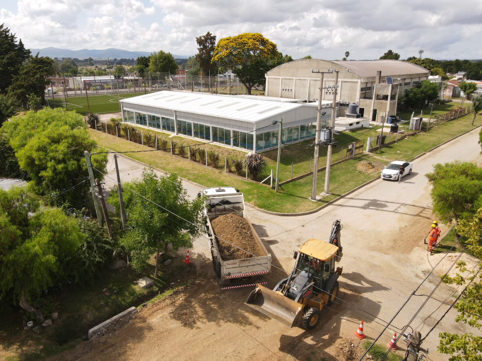 Las obras viales en Solís de Mataojo avanzan al 80% (Foto: Prensa IDL)