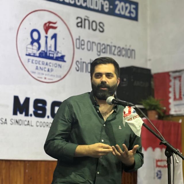 Manuel Colina, secretario general de la Federación ANCAP (FANCAP).