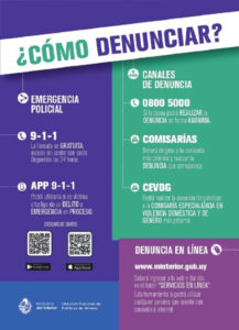 Canales de denuncias de Violencia Doméstica y Género (Foto: Prensa Jefatura de Policía de Lavalleja)