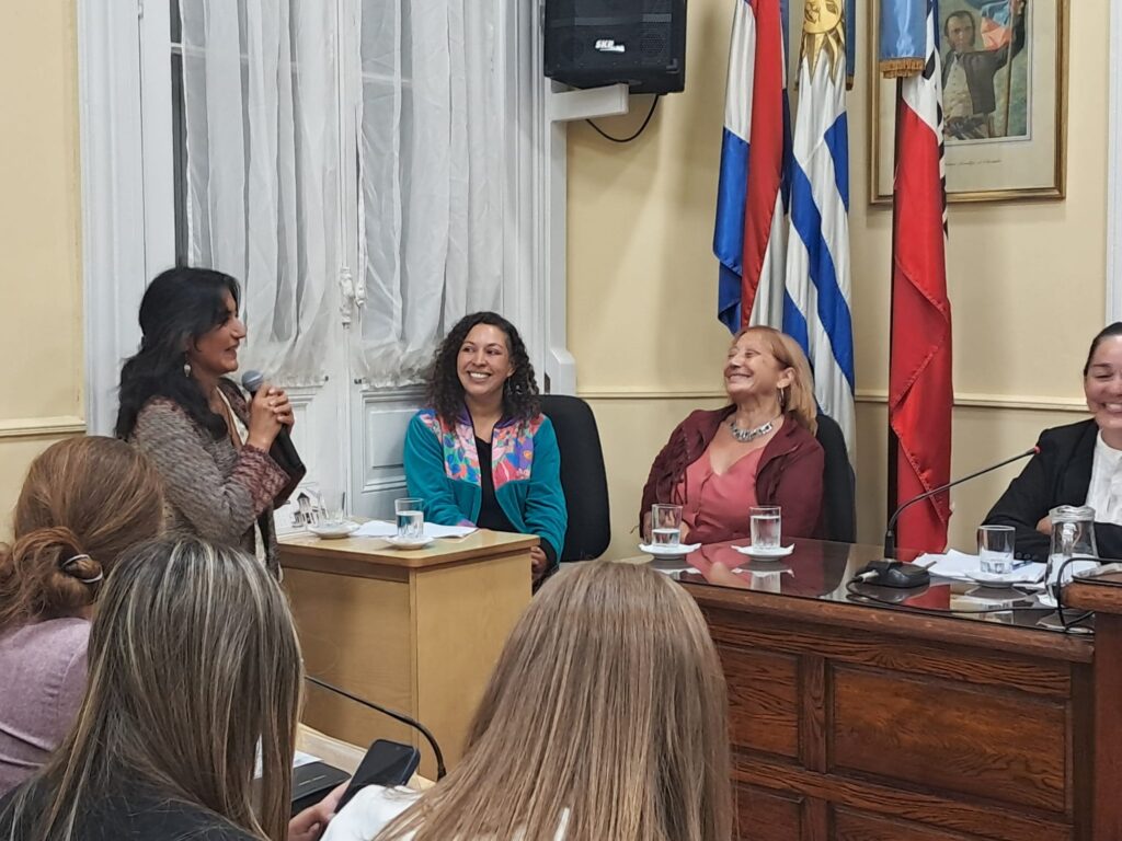 Olga Urizar, Gabriela de Fleitas y Gladys Oggero