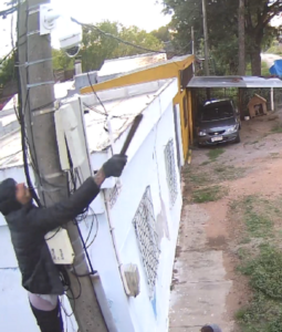 Dañar cámaras de videovigilancia no es buen negocio: terminó en prisión