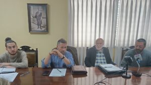 Ediles Joaquín López, Néstor Calvo, Gastón Elola y Mauro Álvarez.