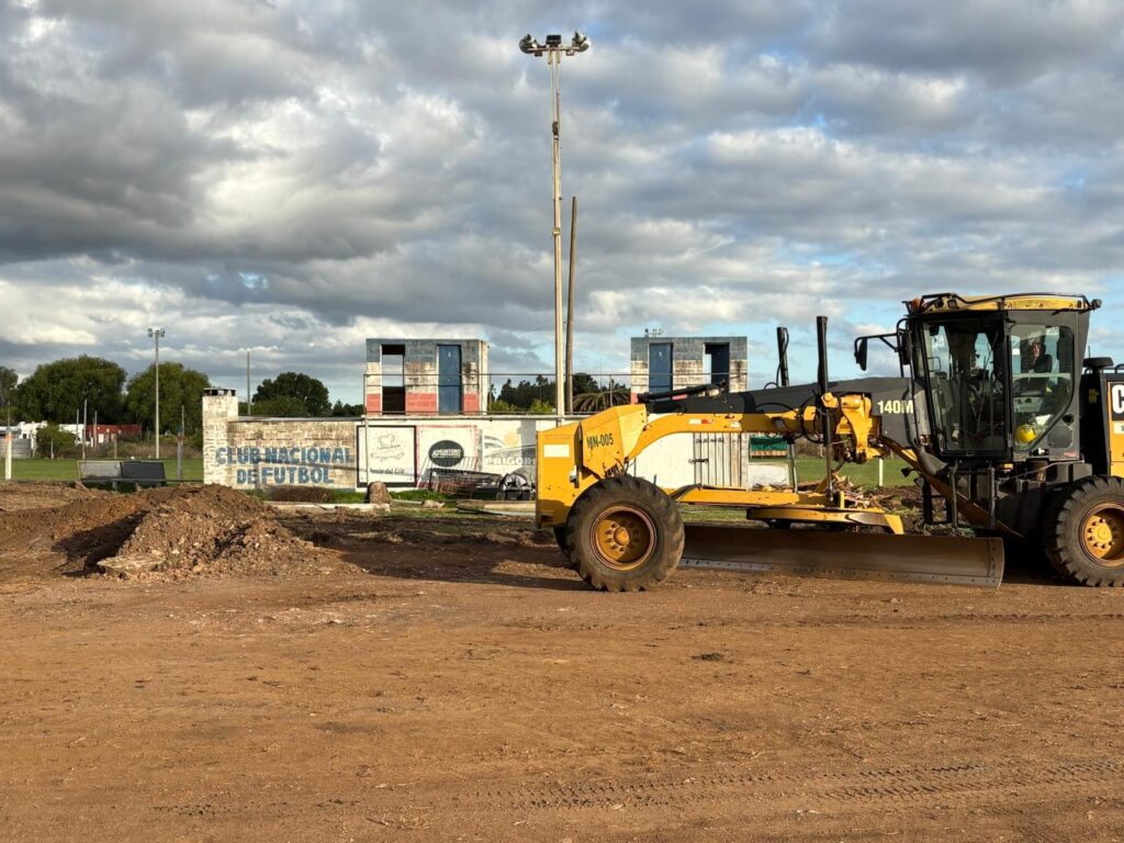Nacional continúa con las obras en su predio